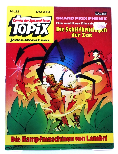 TOPIX - Comics der Spitzenklasse Nr. 22: Die Schiffbrüchigen der Zeit